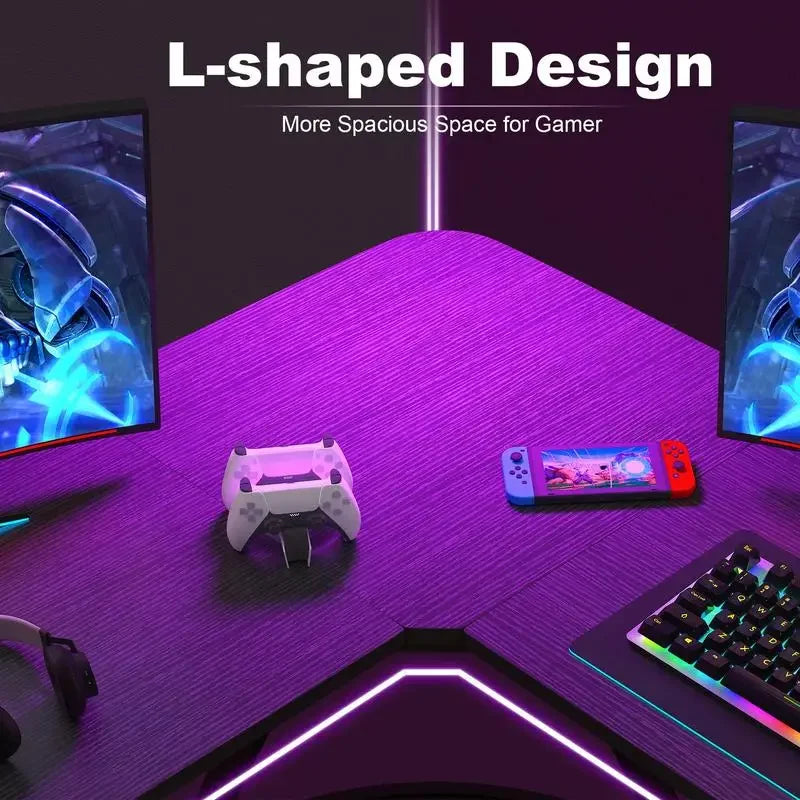 L Shaped Gaming Desk Computer Corner Desk