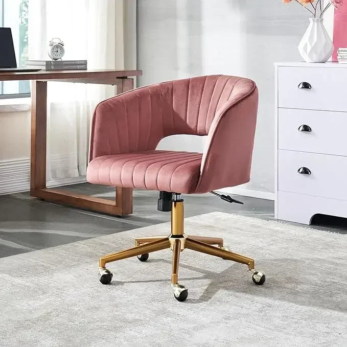 Home Office Chair Swivel Velvet Desk Chair