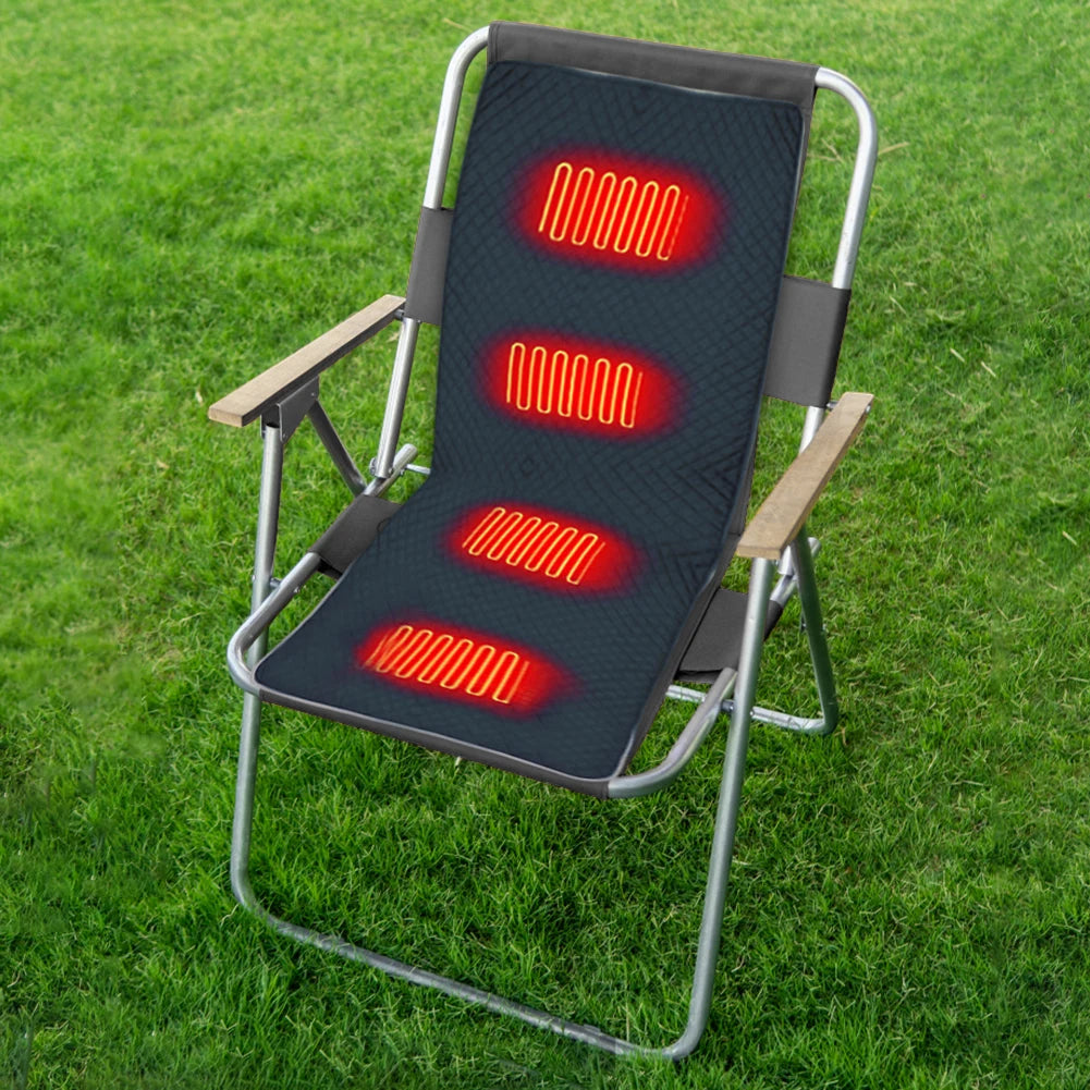 4 Heated Areas Cushion Camping Chair