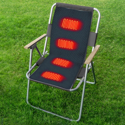 4 Heated Areas Cushion Camping Chair