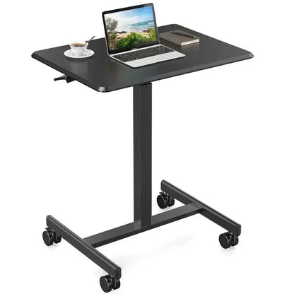 SweetFurniture Small Mobile Rolling Standing Desk