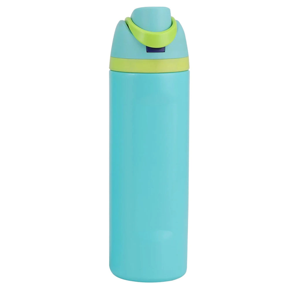 Straw Thermos Cup Double-Layer Stainless Steel