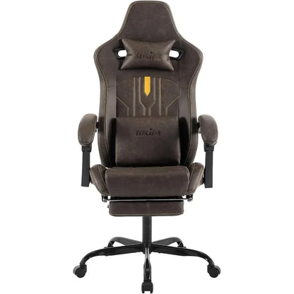 Gaming Chair with Footrest Ergonomic Computer Chair