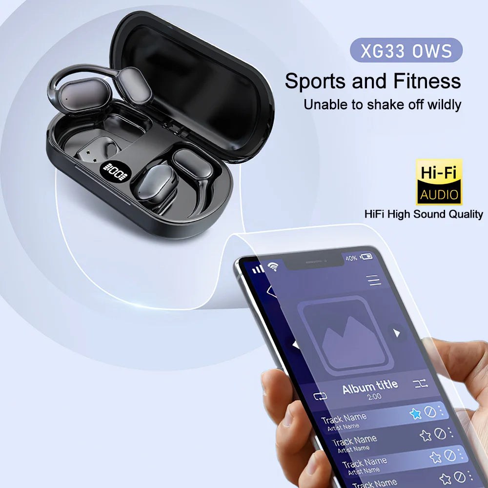 TWS Bluetooth Earphones Waterproof Headset