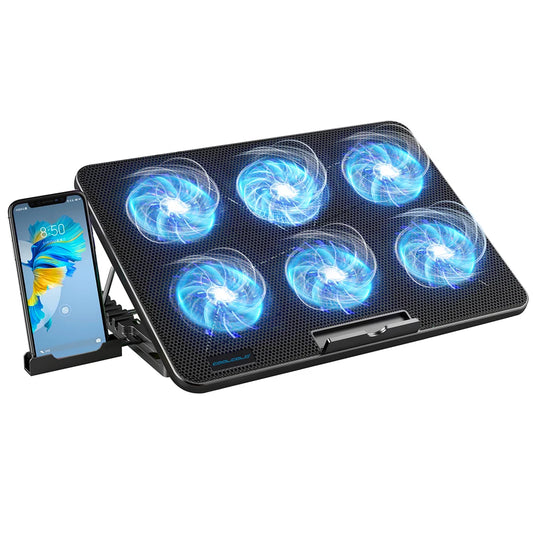 15.6-17.37 Laptop Cooling Pad With Mobile Phone holder