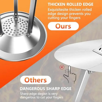 Stainless Steel Fire Pit Accessory