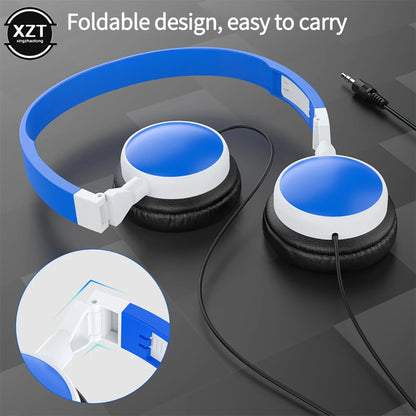 Wired Foldable 3.5mm Headphones