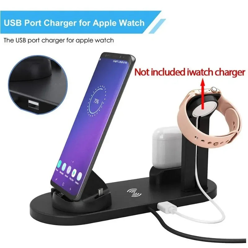 VIKEFON 7 in 1 30W Wireless Charger