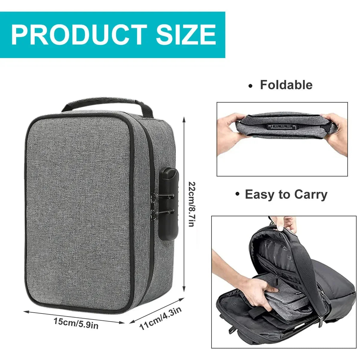 Odor Smell Proof Cigarette Stash Bag