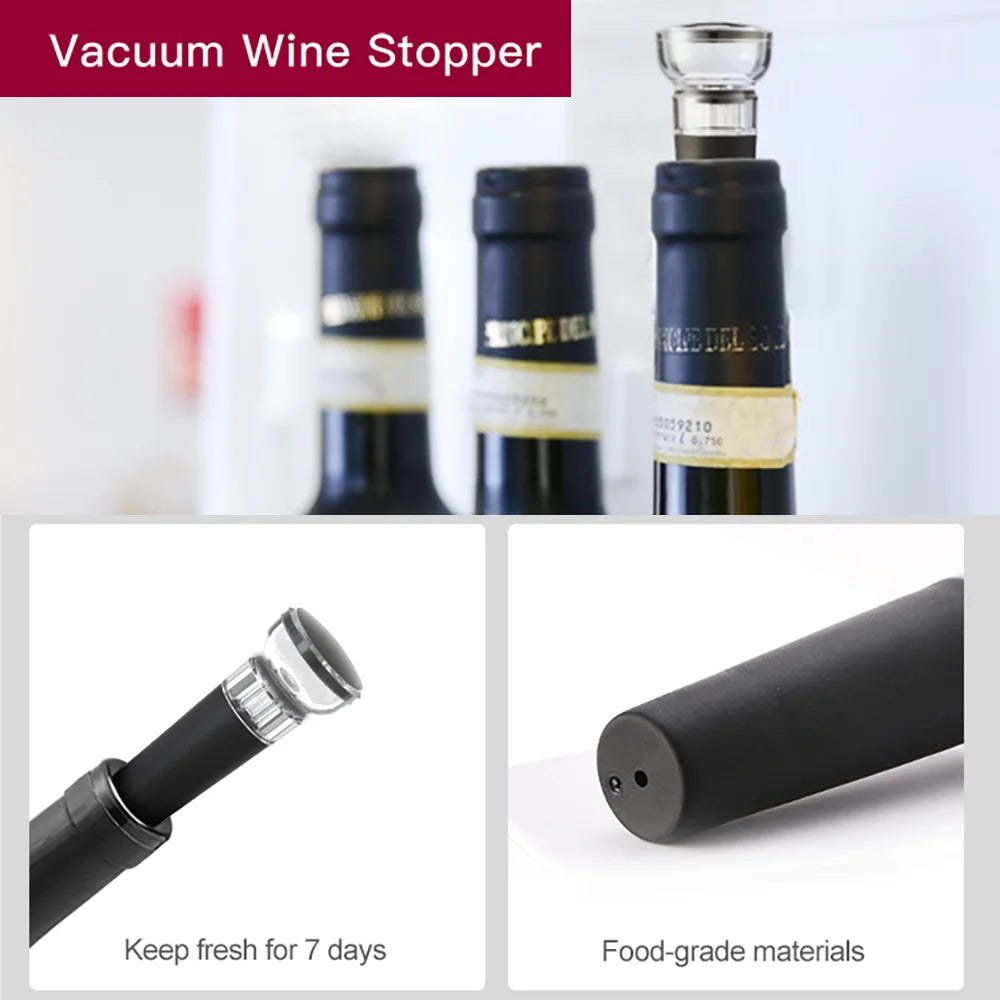 1Set Electric Wine Opener Automatic Corkscrew AA Battery