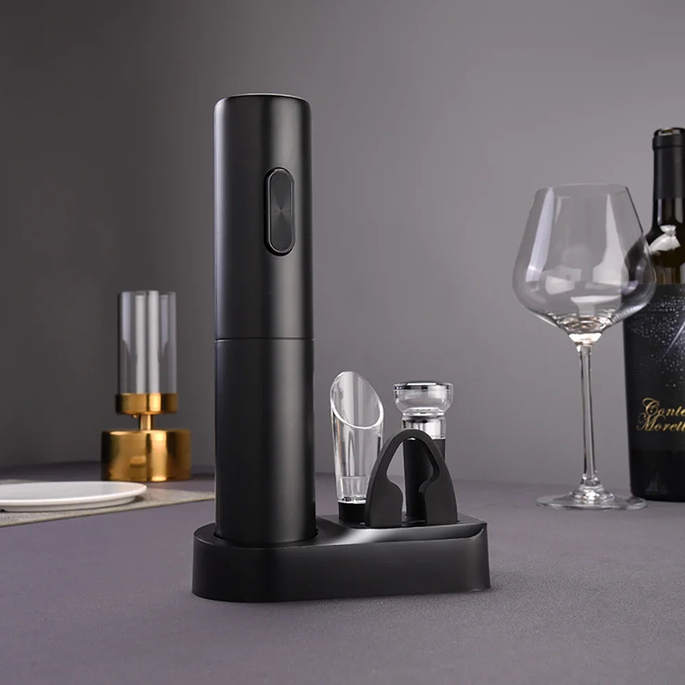 1Set Electric Wine Opener Automatic Corkscrew AA Battery
