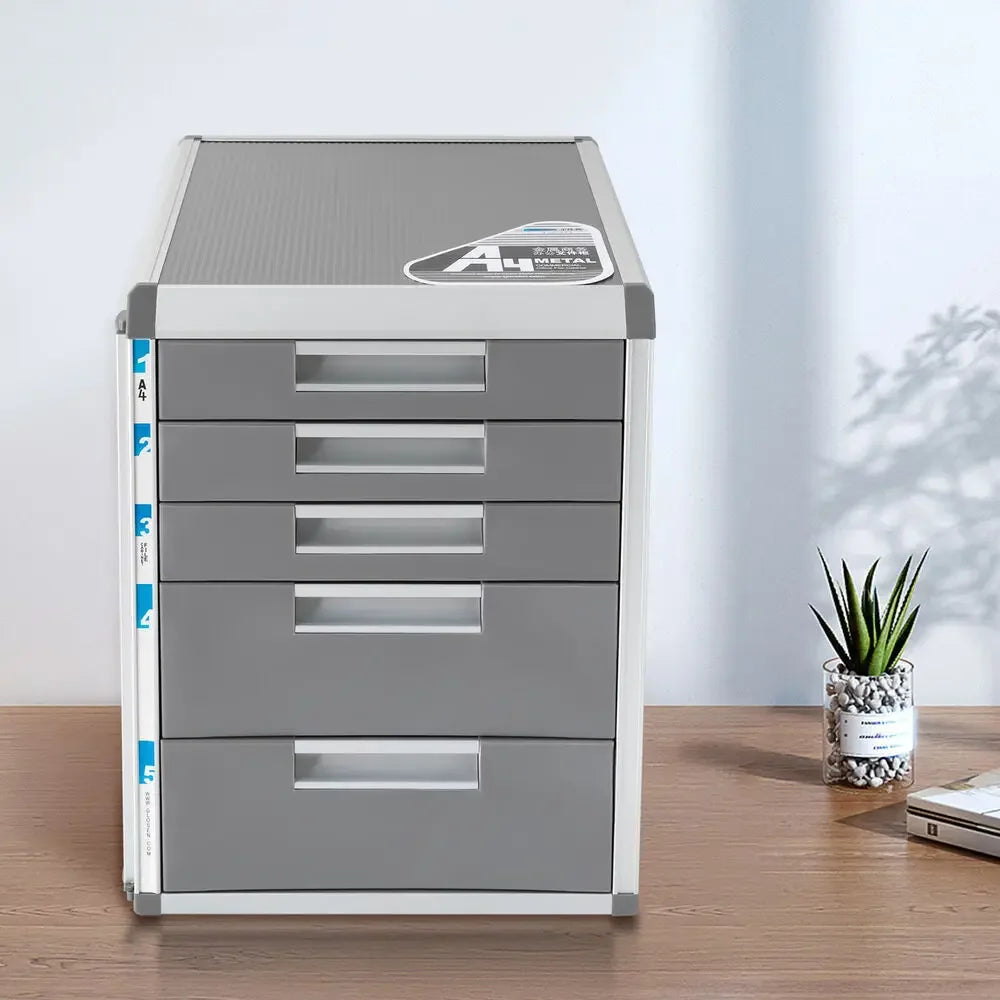 Desktop 5-Drawer Filing Cabinet