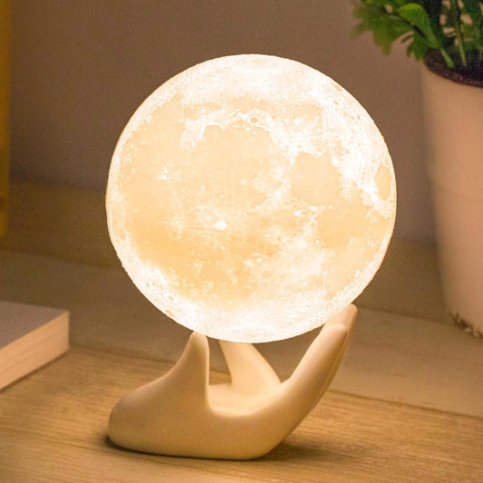 3D Moon Lamp, 16 Colors, 148 Modes, Remote Control.