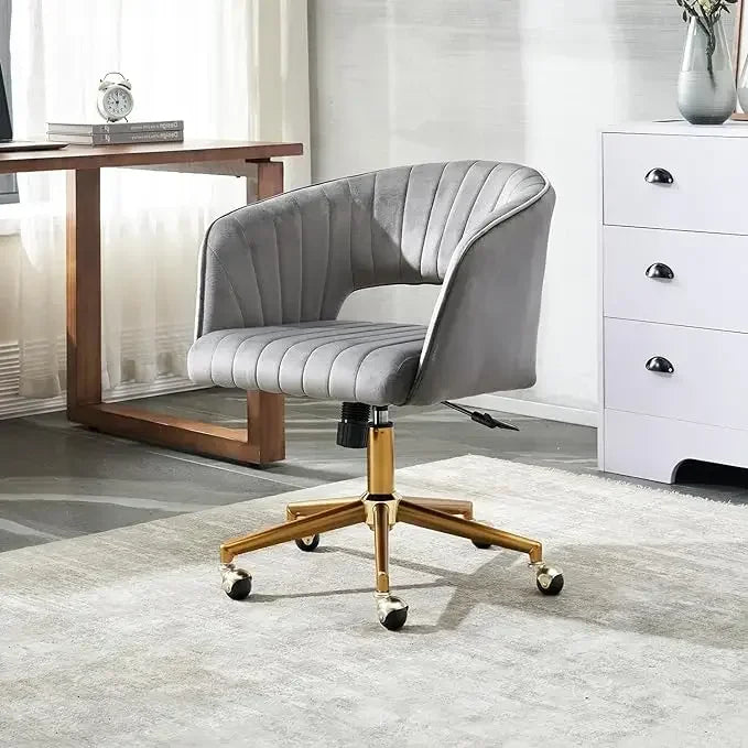 Home Office Chair Swivel Velvet Desk Chair